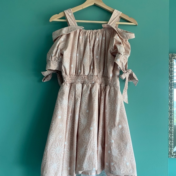 LIZ LISA Off-Shoulder Pink Sundress - Picture 6 of 6